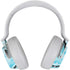 Aqua Blue Marble Ink Surface Headphones Skin